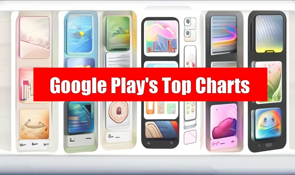 Google Play's Top Charts. App to Top 10